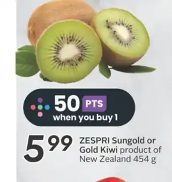 Sobeys Sungold or gold kiwi offer