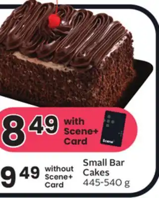 Sobeys Small bar cakes offer