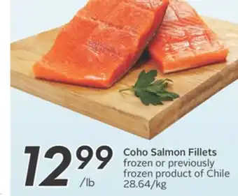 Sobeys Coho salmon fillets offer