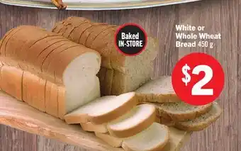 Foodland White or whole wheat bread offer
