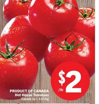 Foodland Hot house tomatoes offer