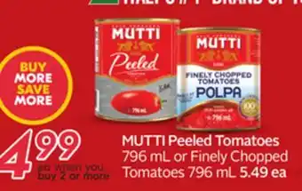 Sobeys Peeled tomatoes offer