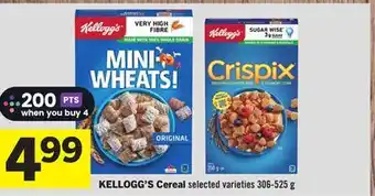 Foodland Kellogg's cereal offer