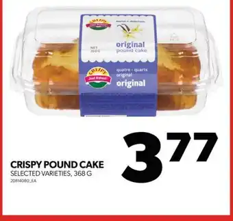 Real Canadian Superstore Crispy pound cake, 368 g offer