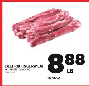 Real Canadian Superstore Beef rib finger meat offer