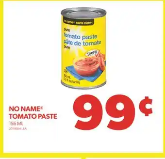 Real Canadian Superstore No name tomato paste, 156 ml offer
