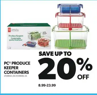 Real Canadian Superstore Pc produce keeper containers offer