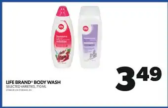 Real Canadian Superstore Life brand body wash, 710 ml offer