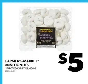 Real Canadian Superstore Farmer's market mini donuts, 600 g offer