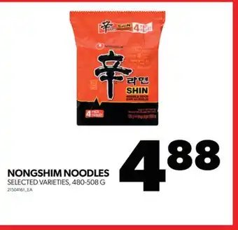 Real Canadian Superstore Nongshim noodles, 480-508 g offer