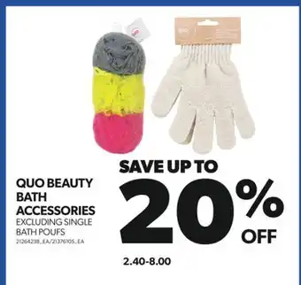 Real Canadian Superstore Quo beauty bath accessories offer