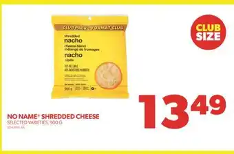 Real Canadian Superstore No name shredded cheese, 900 g offer