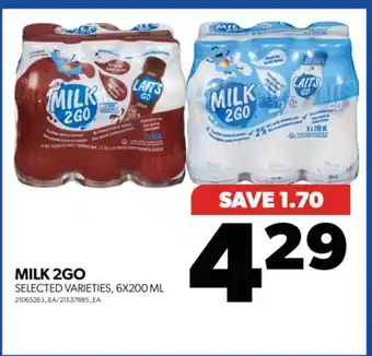 Real Canadian Superstore Milk 2go, 6x200 ml offer