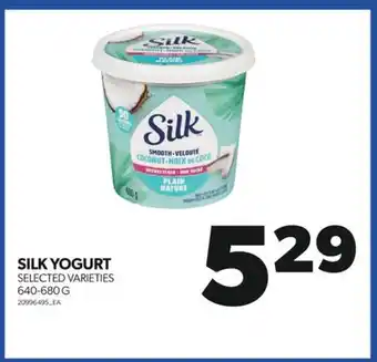 Real Canadian Superstore Silk yogurt, 640-680 g offer