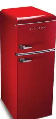 Canadian Tire Galanz 7.6 cu-ft red retro fridge offer