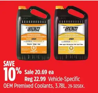 Canadian Tire Oem vehicle-specific oem premixed coolants, 3.78l offer