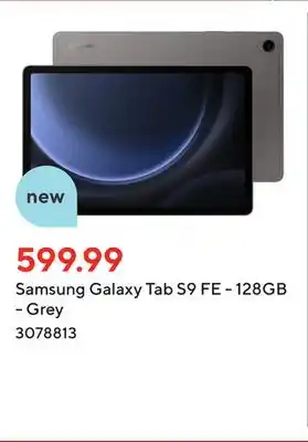 Staples Samsung galaxy tab s9 fe - 128gb - grey offer