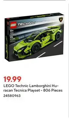 Staples Lego technic lamborghini huracan tecnica playset - 806 pieces offer