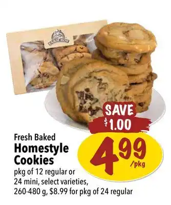 Farm Boy Fresh baked homestyle cookies offer