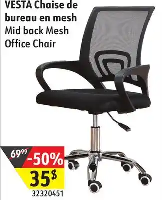Sushi Shop Mid back mesh office chair offer