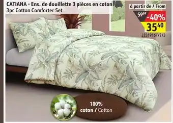 Sushi Shop 3pc cotton comforter set offer