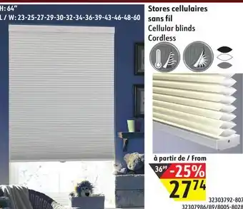 Sushi Shop Cellular blinds cordless offer