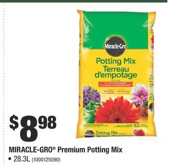 Home Depot Miracle-gro premium potting mix offer
