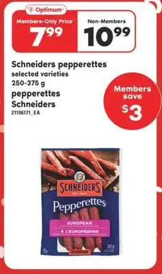 Valu-mart Pepperettes schneiders, 250-375 g offer