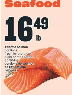 Valu-mart Portions de saumon de l'atlantique offer