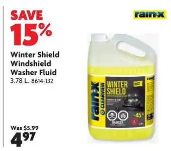 Home Hardware Winter shield windshield washer fluid offer