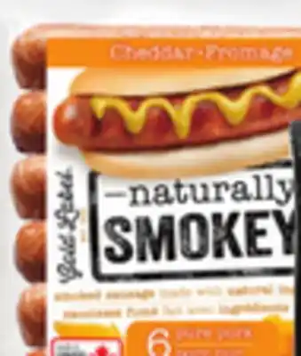Giant Tiger Gold label smoked sausages offer