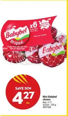 Giant Tiger Mini babybel cheese offer