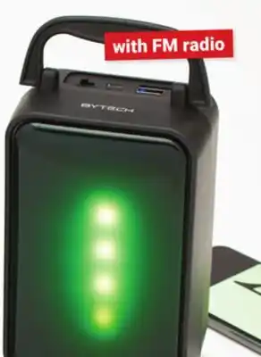Giant Tiger Led or multicolour bluetooth speaker offer