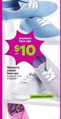 Giant Tiger Women's classic lace‐ups offer