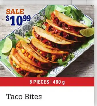 M & M Food Market Taco bites offer