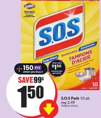 S.o.s pads 10 pk