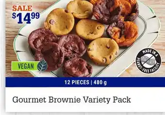 M & M Food Market Gourmet brownie variety pack offer