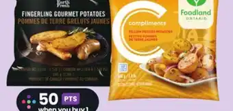 Chalo FreshCo Compliments yellow, white, red or medley mini potatoes 680 g product of ontario, canada no. 1 or fingerling potatoes 680 g pr offer