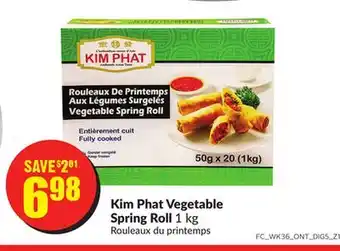 Chalo FreshCo Kim phat vegetable spring roll 1 kg offer