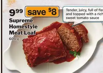 M & M Food Market Supreme homestyle meat loaf offer