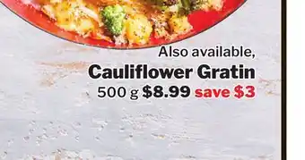 M & M Food Market Cauliflower gratin offer