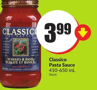 Chalo FreshCo Classico pasta sauce 410-650 ml offer