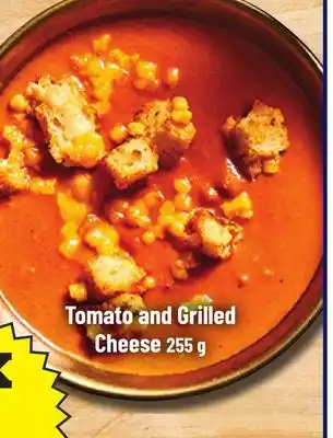 M & M Food Market Tomato and grilled cheese soup offer