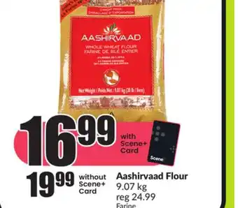 Chalo FreshCo Aashirvaad flour offer