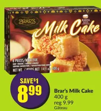 Chalo FreshCo Brar's milk cake 400 g offer