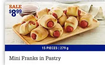 M & M Food Market Mini franks in pastry offer