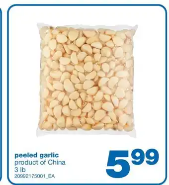 Wholesale Club Peeled garlic, 3 lb offer