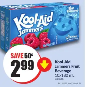 Chalo FreshCo Kool-aid jammers fruit beverage 10x180 ml offer