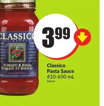 FreshCo Classico pasta sauce 410-650 ml offer