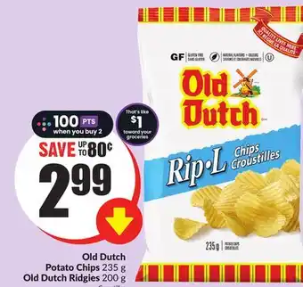 FreshCo Old dutch potato chips 235 g offer
